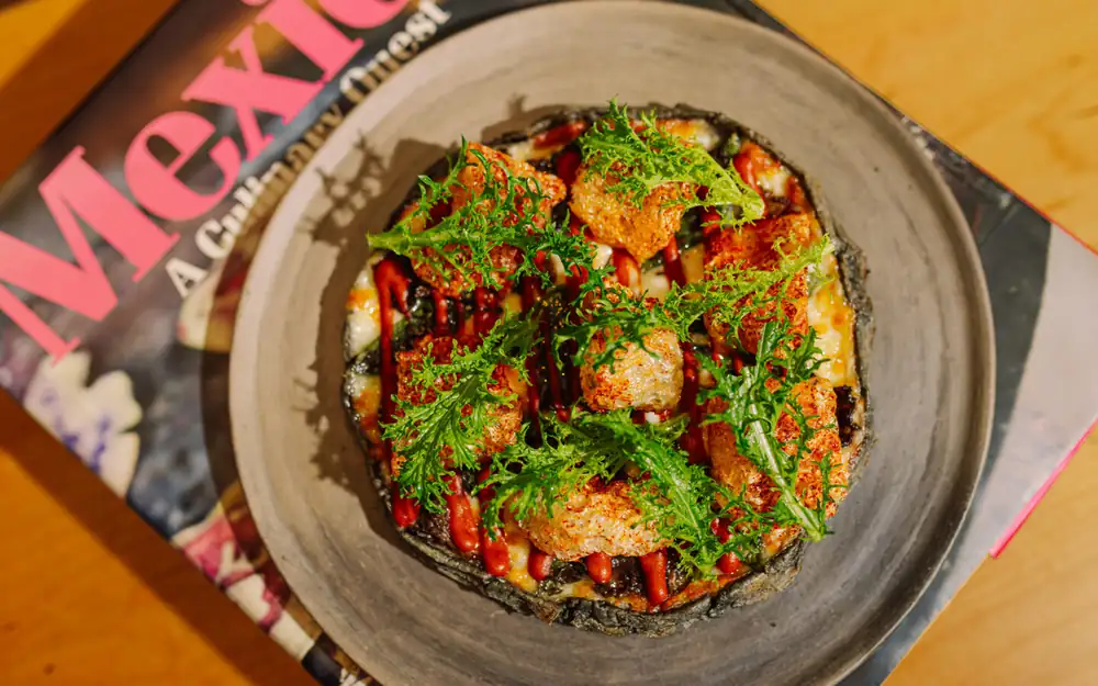 Quetzal: haute Mexican cuisine cooked over an open fire and wood fire