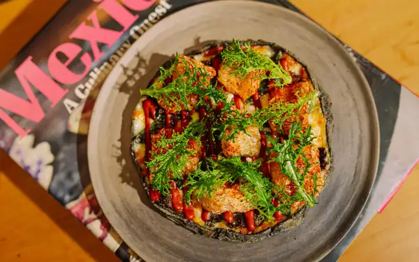 Quetzal: haute Mexican cuisine cooked over an open fire and wood fire