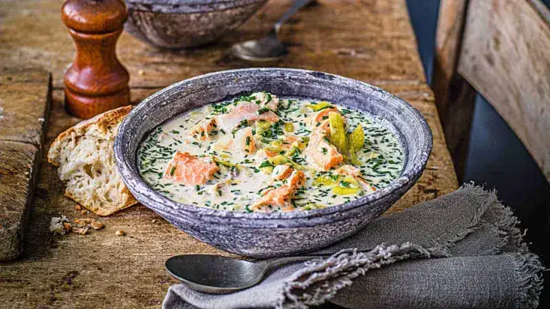 Scottish Cullen skink soup