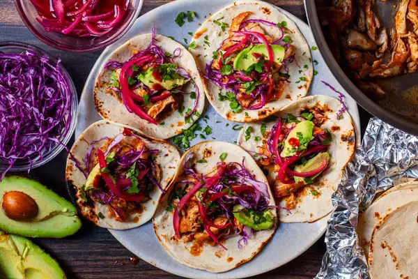 Tacos de pollo sencillos