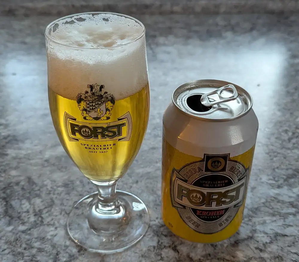 Cerveza Forst en el sello de Excelencia Italiana