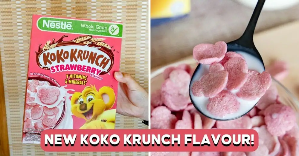 Koko Krunch lanza un cereal de fresa con sabor a Pocky en un tazón
