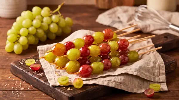 If you're looking for a dessert ready in 5 minutes, crispy caramelized grapes are the perfect solution