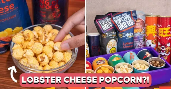 myEureka Has Lobster Cheese And Salted Egg Popcorn For CNY