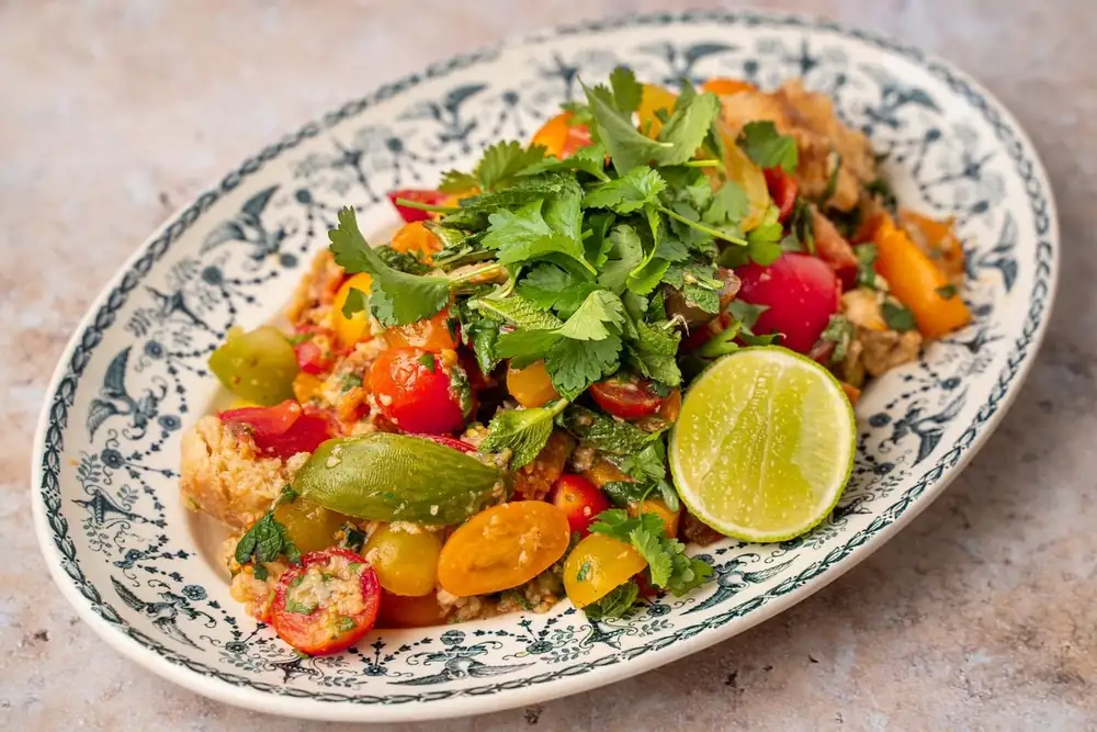Asian-style panzanella to celebrate the tomato season