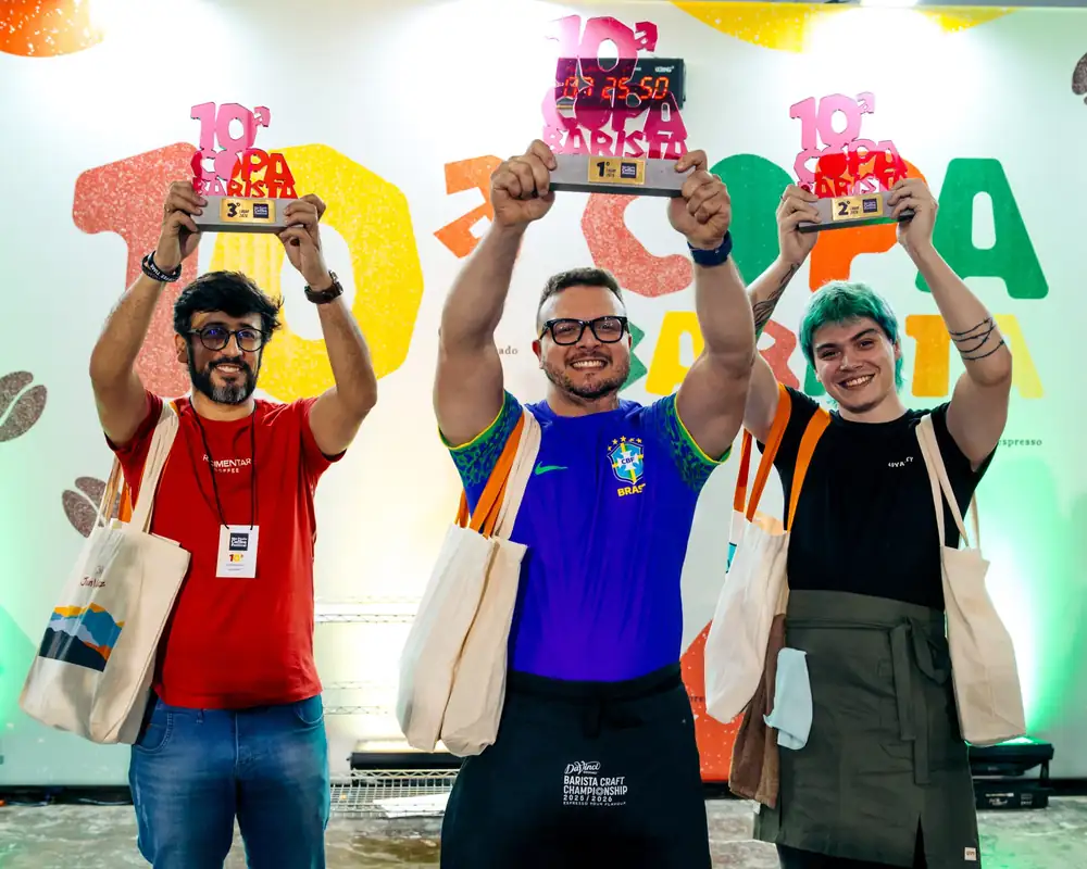 Emerson Nascimento wins the 10th Barista Cup and will represent Brazil in Portugal