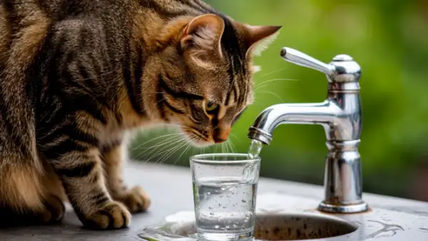 A cat drinks from the tap and ignores its bowl: 3 simple solutions for caring owners