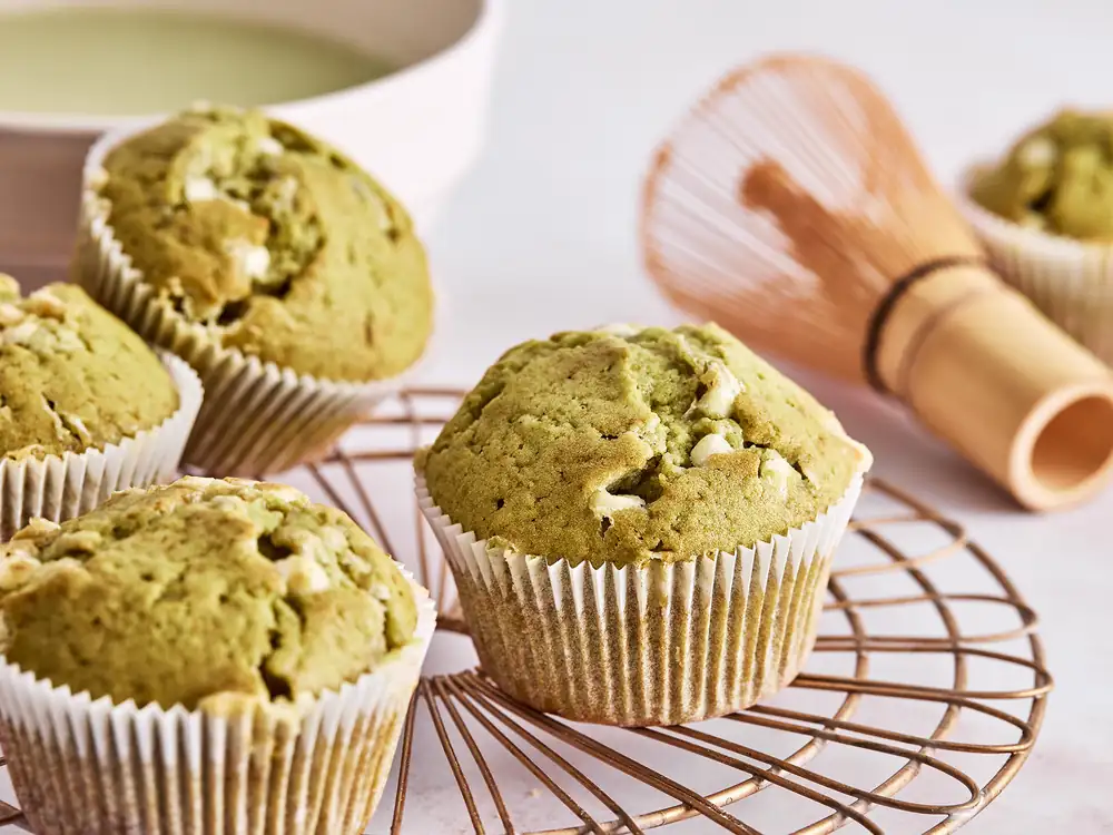 Matcha muffins, the best recipe