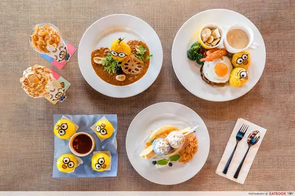 Minion Cafe Opens In Clarke Quay With Wagyu Rice, Chilli Crab Pumpkin Mantou And More