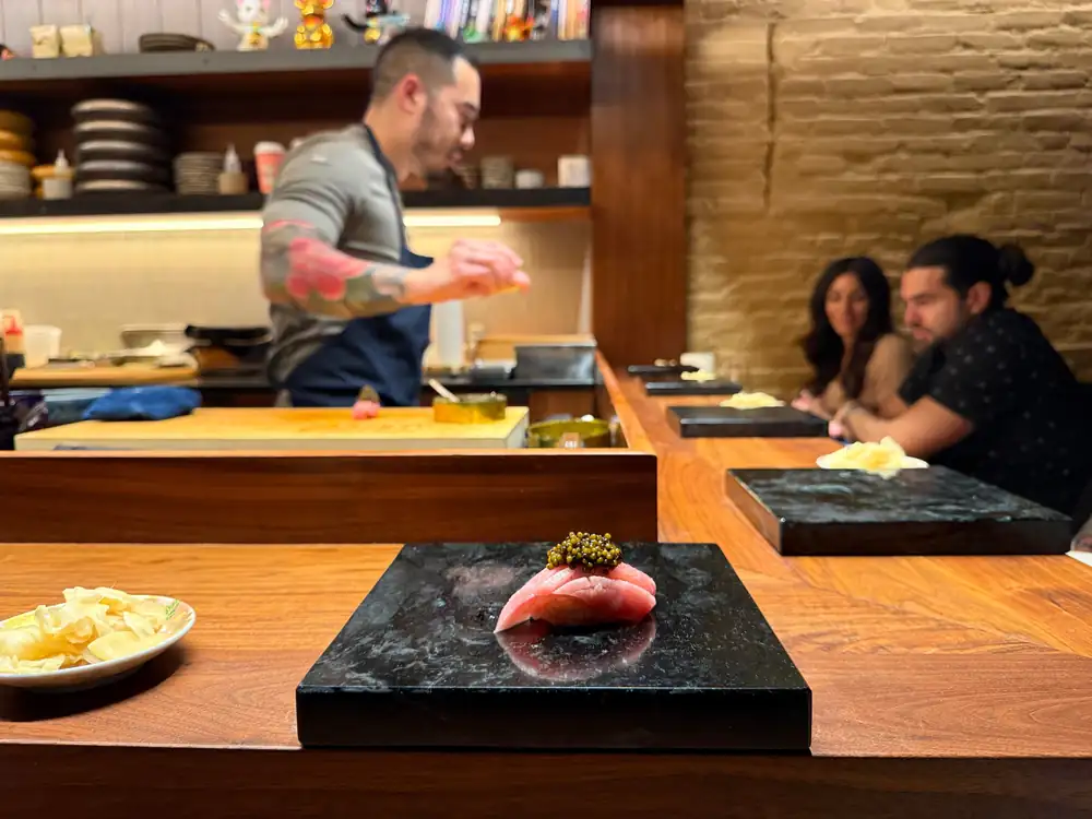 Royal Sushi & Izakaya, in Philadelphia, has an omakase bar that's almost impossible to reserve.
