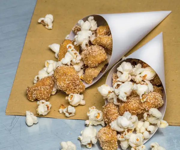 Fried Chicken and Popcorn