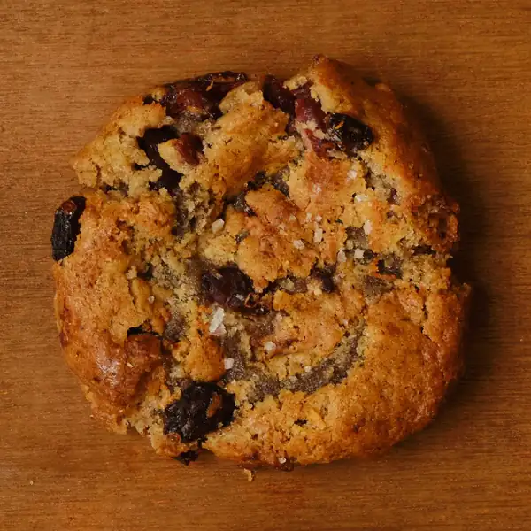Rye, Cranberry, and Dark Chocolate Cookies