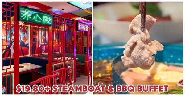 Hao Lai Wu: Neon-Lit Restaurant In Chinatown With $19.80+ Steamboat And BBQ Buffet