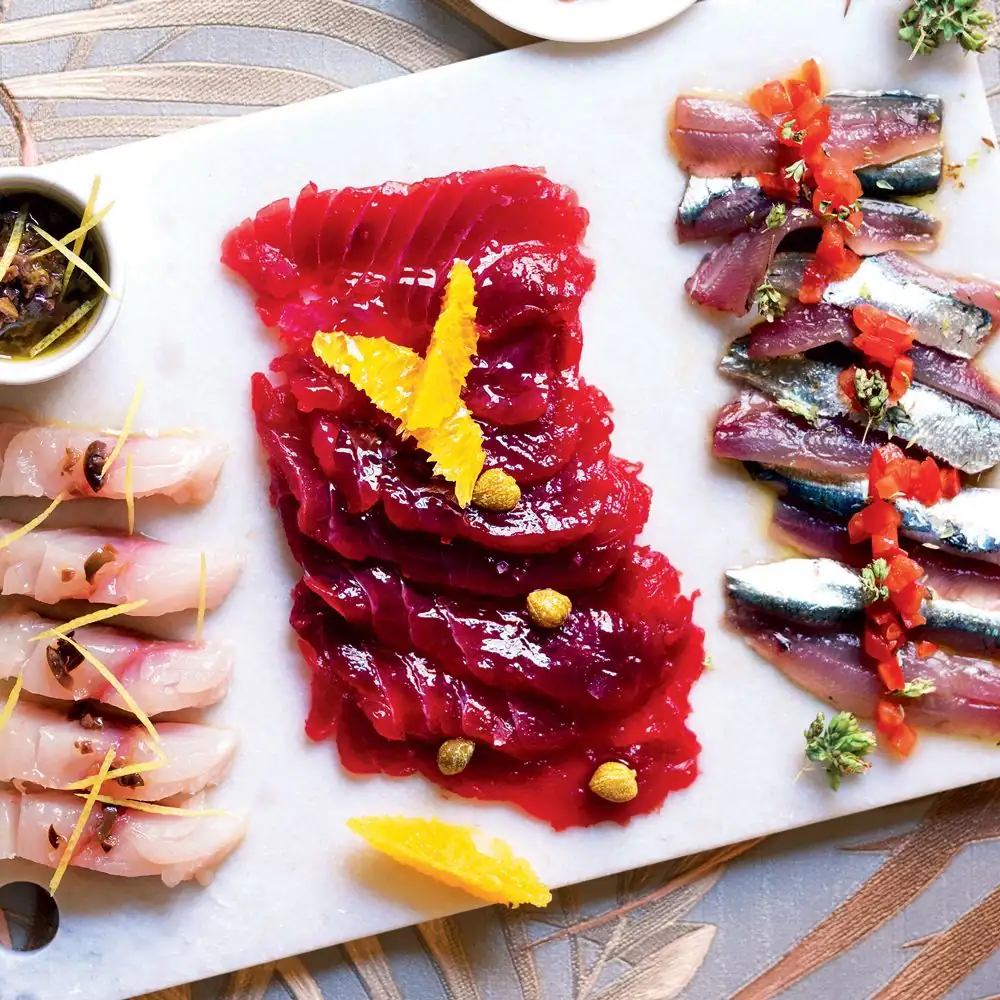 Raw Mediterranean Fish, Carlo Cracco's Recipe