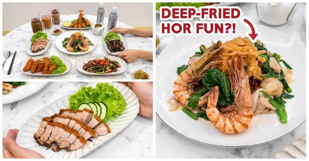 Hor Fun King Review: SG's First Crispy Hor Fun With 36-Hour Iberico Pork Bone Seafood Broth