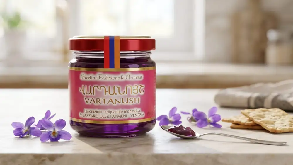 Una mermelada no hecha de fruta, sino de flores: el vartanush veneciano, elaborado por monjes desde 1850