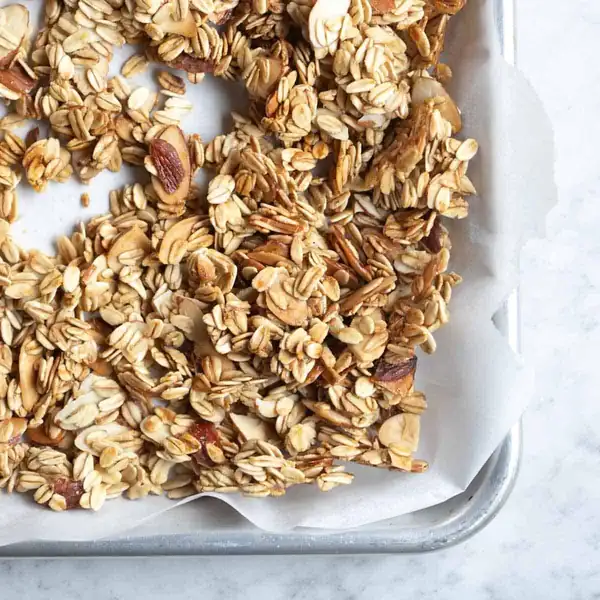 Vanilla Almond Granola with Maple Butter
