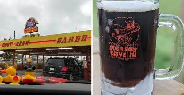 Trae a toda la familia a este puesto de cerveza de raíz en Indiana para disfrutar de jarras heladas y perritos calientes