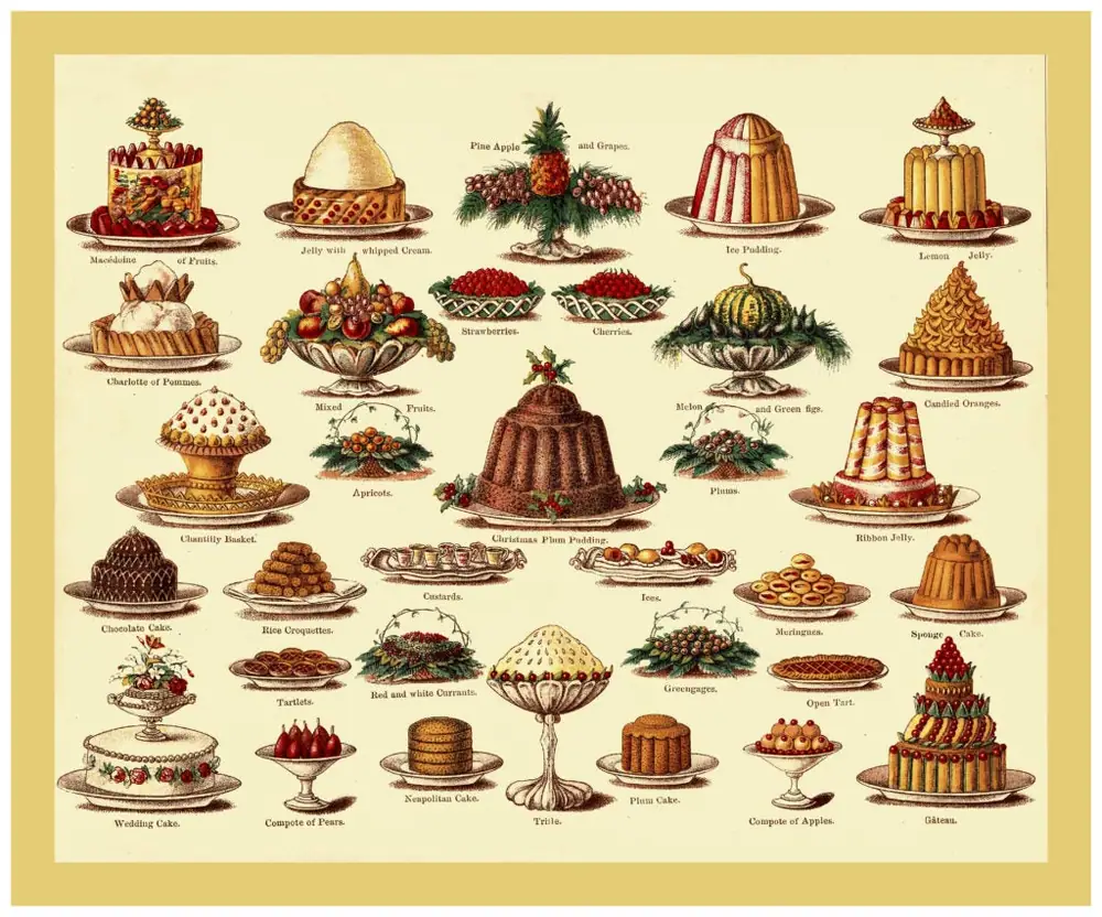La repostería británica no es nada británica.