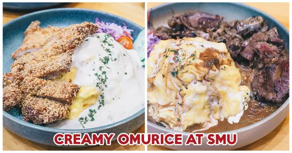 Canteen Bistro Review: Beef And Fried Chicken Omurice Lunch Sets From $8 Nett Hidden In SMU