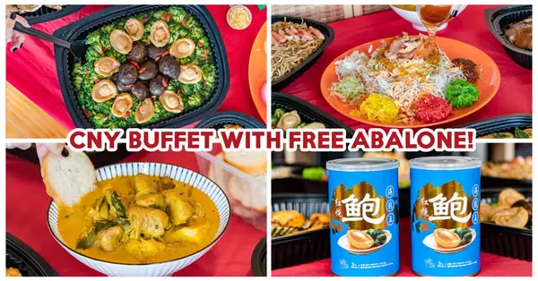On & On Diners ofrece un bufé personalizable para el Año Nuevo Chino con entrega a domicilio, que incluye abulón, yusheng y vieiras con mentaiko flameadas gratis.