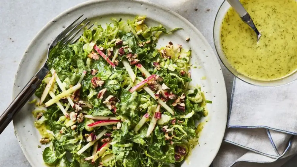 Try this kale and Brussels sprout salad