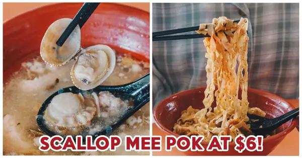 Hosay Mee Pok Review: Seafood Mee Sua And Scallop Mee Pok From $4 At Bukit Merah