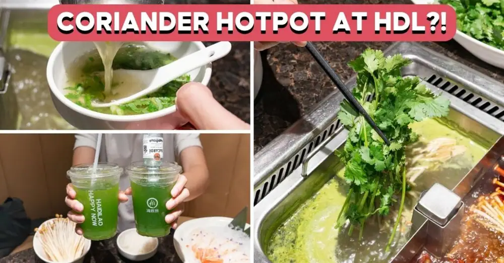 Probamos el nuevo menú de cilantro de haidilao: sopa con sabor a cilantro, cóctel y más