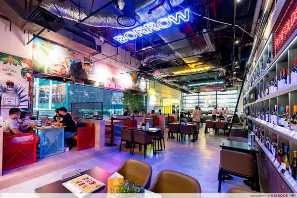 GudSht Review: Neon-Lit Bar In Orchard With Shinjuku Vibes Has Jim Beam Highball Towers And Curry Dons