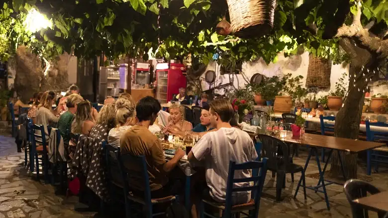 Dinner Time In Greece Is A Nocturnal Event