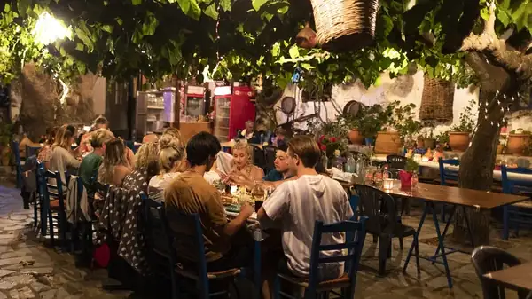 Dinner Time In Greece Is A Nocturnal Event