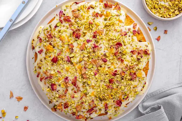 El pastel que explica el nombre de «Persian Love Cake»