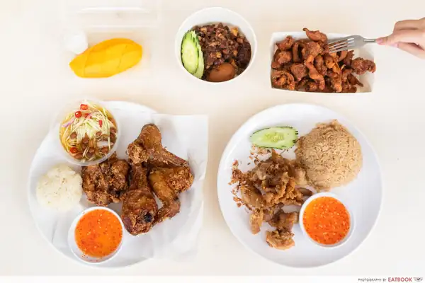 Shuang Bao Thai Hat Yai Fried Chicken Review: $1.80 Thai-Style Fried Chicken In Bedok