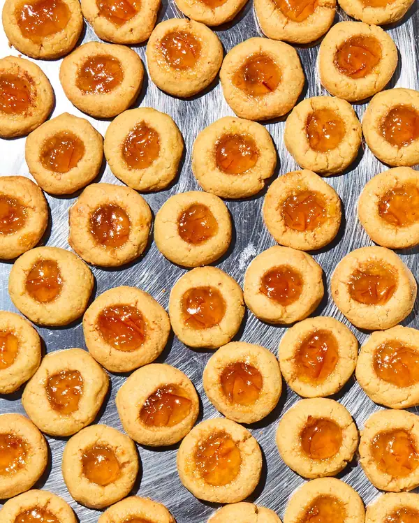 Receta de galletas de mermelada de almendras con mermelada