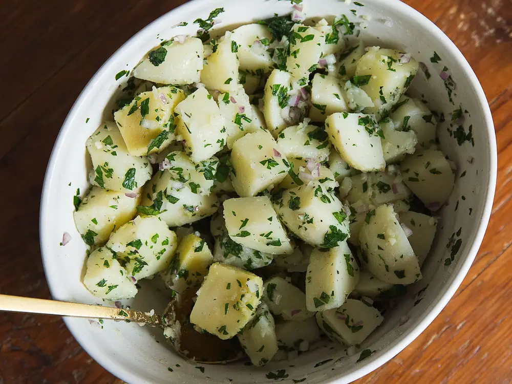 The Mayonnaise-Free Potato Salad To Eat This Fall
