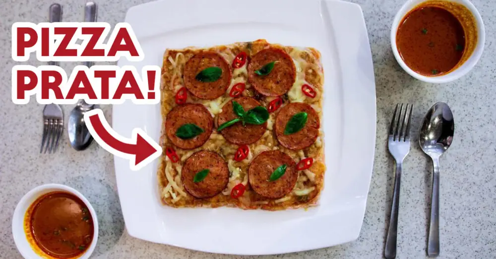 Prata Alley review: Hipster Prata Cafe con pizza Prata y maggie murtabak en Clementi