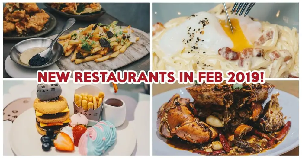 10 New Restaurants To Visit In Feb 2019 For Mentaiko Omurice, Pusheen Cafe And $10 Steamboat Buffet