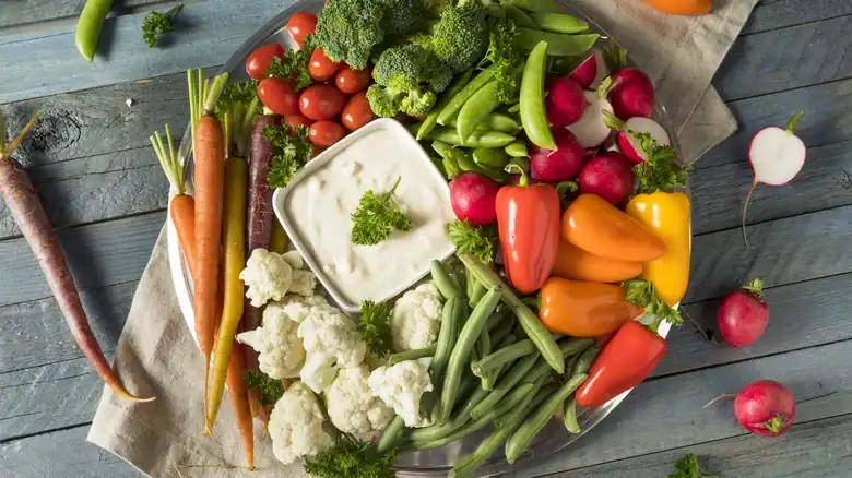 The Actual Difference Between A Relish Tray And A Crudités Platter