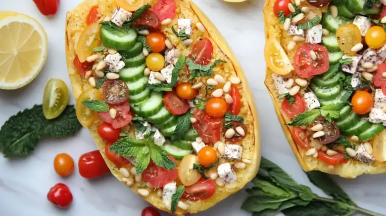 The Possibilities Are Endless When Stuffing Spaghetti Squash