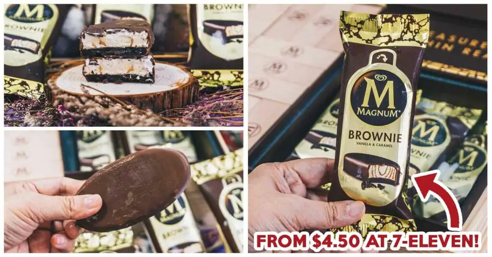 Magnum Has New Limited Edition Ice Cream Brownies At 7-Eleven