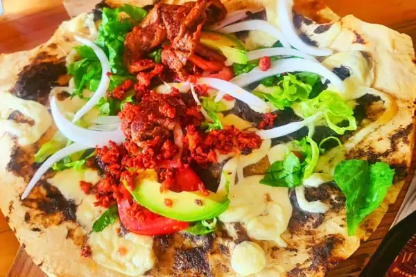 Tlayuda con Chorizo (Mexican Chorizo Pizza)