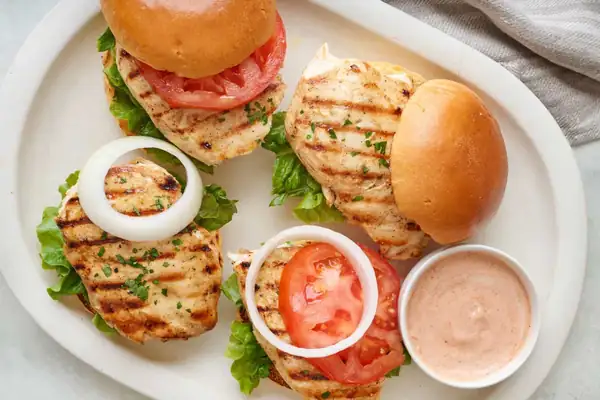 Grilled chicken sandwich