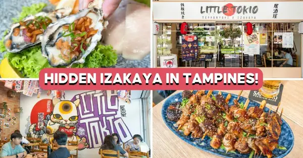 Little Tokio: Izakaya bajo un edificio de viviendas públicas en Tampines, del chef ex chef de alta cocina