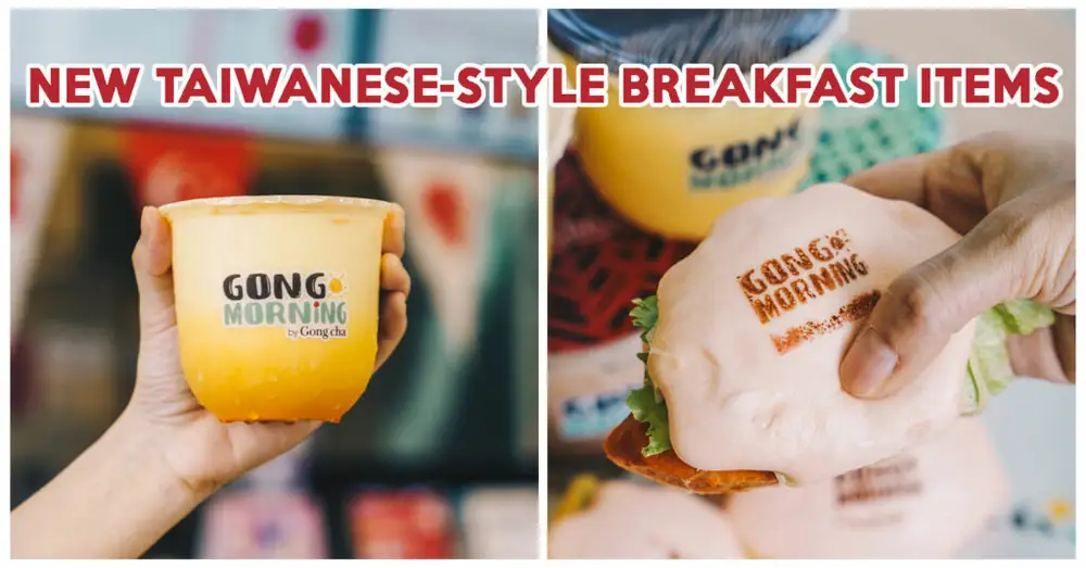 Gong Cha ofrece nuevos desayunos al estilo taiwanés (gua bao) y bebidas de cúrcuma desde $2.30.