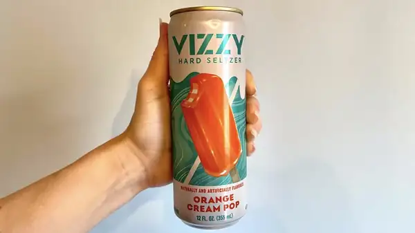 Vizzy Orange Cream Pop Hard Seltzer Review: A Boozy Orange Creamsicle In A Can