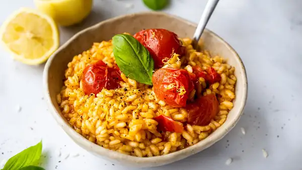 Culy Homemade: tomato risotto with Parmesan and lemon