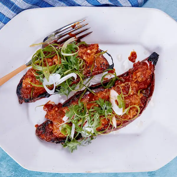 Gochujang Turkey Sweet Potatoes
