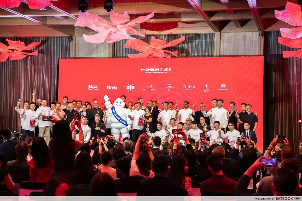 Aquí está la lista completa de los galardonados con el premio Michelin Guide Singapore 2026