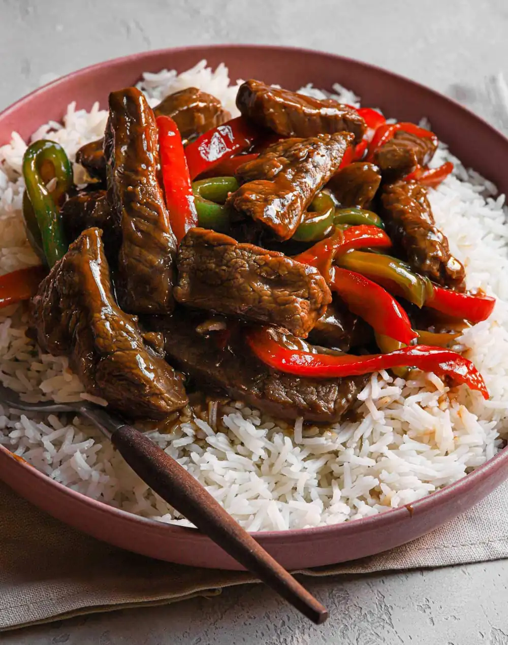 Easy pepper steak stir fry