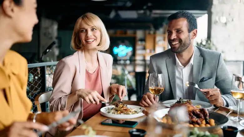 The 12 Worst Foods To Order At A Business Dinner